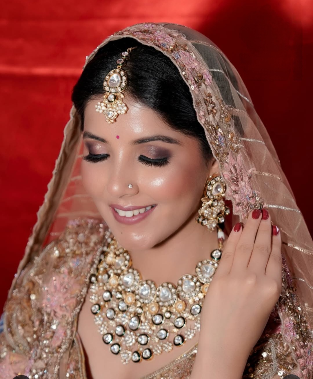 Premium bridal jewelry set in Ahmedabad by Gyllvana Shine